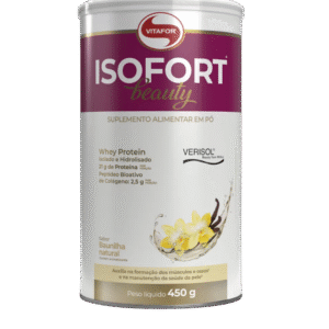 PROTEÍNA VITAFOR ISOFORT BEAUTY BAUNILHA (450g)