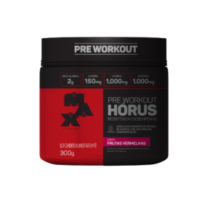 PRÉ-TREINO MAX TITANIUM HÓRUS FRUTAS VERMELHAS (300g)
