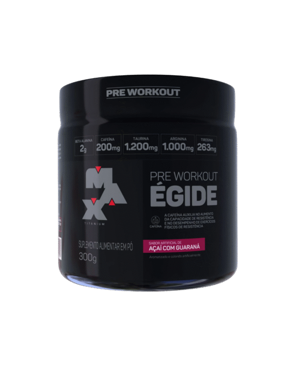 PRÉ-TREINO MAX TITANIUM ÉGIDE AÇAÍ COM GUARANÁ (300g)
