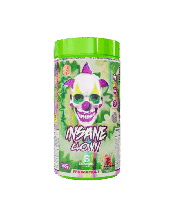 PRÉ-TREINO DEMONS LAB INSANE CLOWN FRUTAS VERMELHAS (350g)