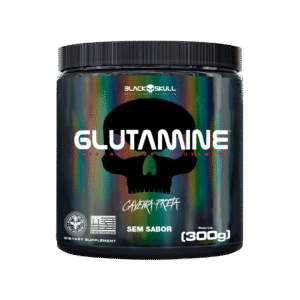 GLUTAMINA BLACK SKULL CAVEIRA PRETA NATURAL (300g)