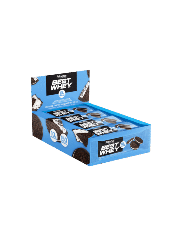BARRA PROTEICA ATLHETICA PROTEIN BAR COOKIES & CREAM (70g)