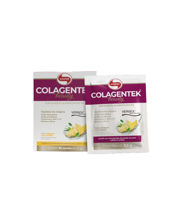 COLÁGENO VITAFOR COLAGENTEK BEAUTY ABACAXI (30sachês)