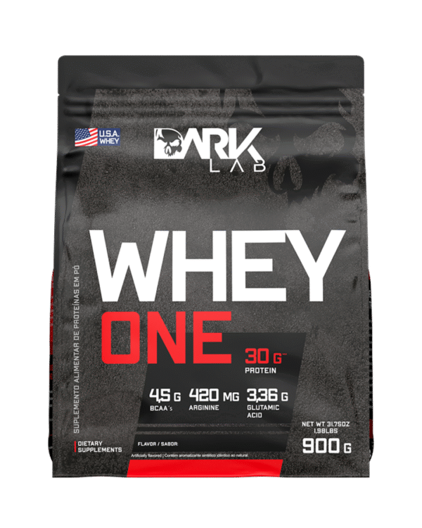 PROTEÍNA DARK LAB WHEY ONE REFIL MORANGO (900g)
