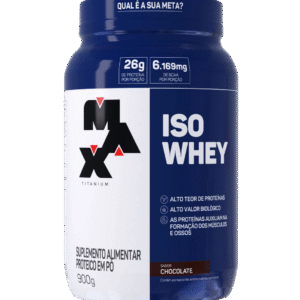 PROTEÍNA MAX TITANIUM ISO WHEY CHOCOLATE (900g)