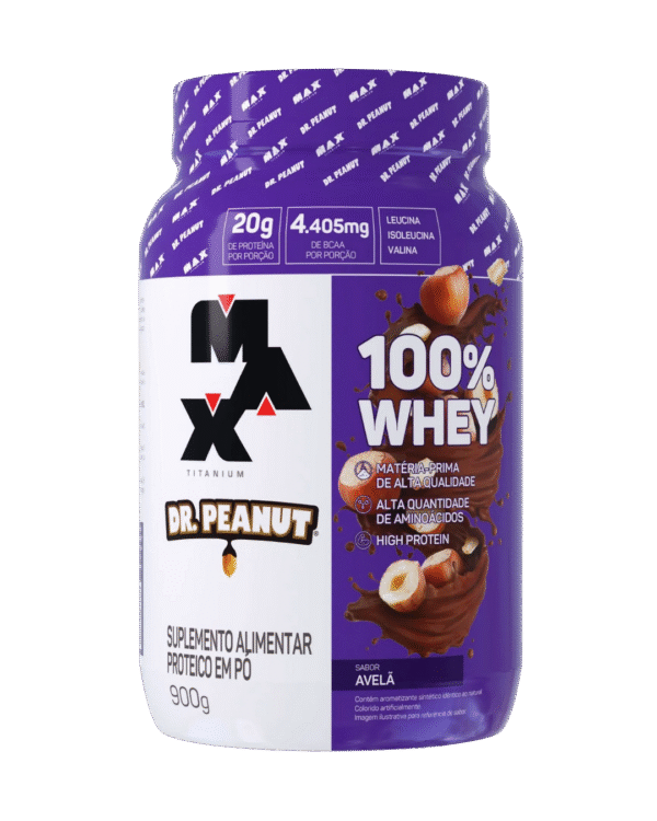 PROTEÍNA MAX TITANIUM DR. PEANUT AVELÃ (900g)